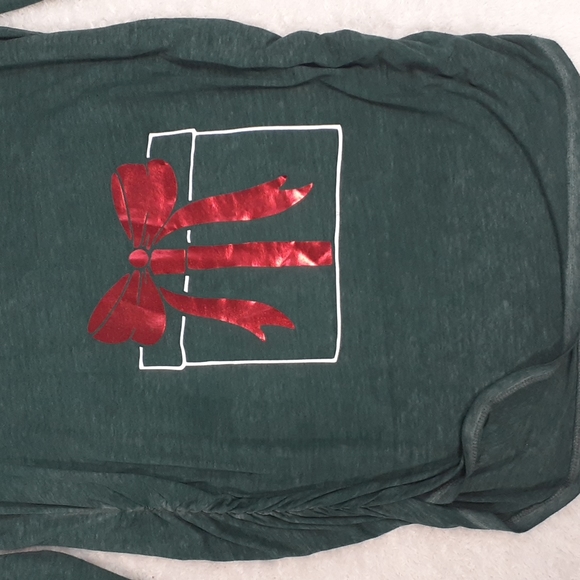 Motherhood Maternity Womens Green Long Sleeved Christmas Holiday Top Size XL - Picture 5 of 11